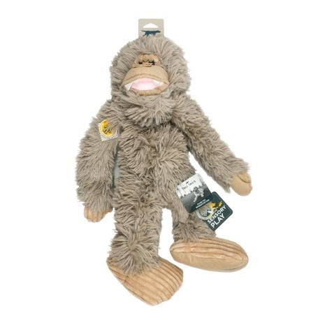 Stuffless Big Foot Dog Toy with Squeaker