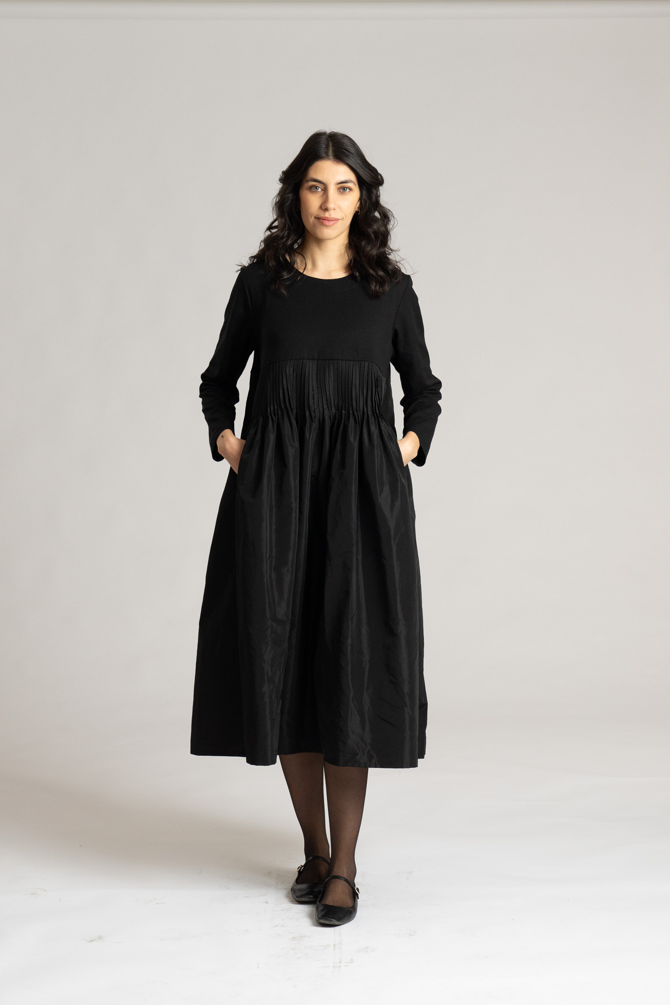 Thanny's Milano Stitch Dress in Black