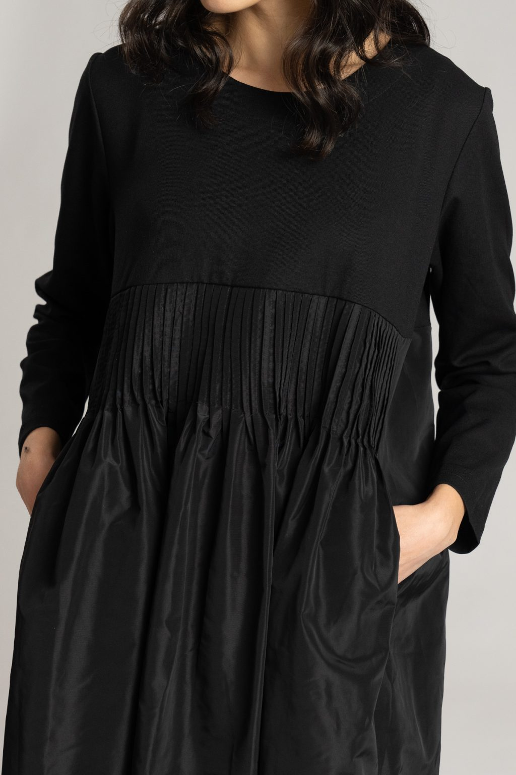 Thanny's Milano Stitch Dress in Black