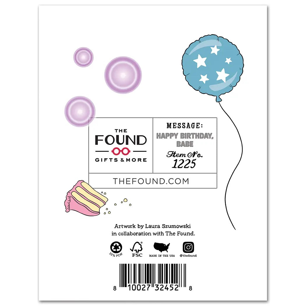 Turn Back Time Cher Birthday Card