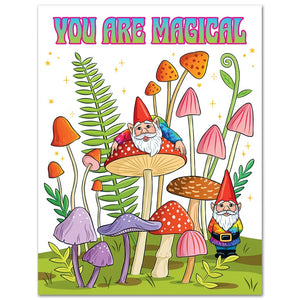 Magical Mushroom Birthday Card