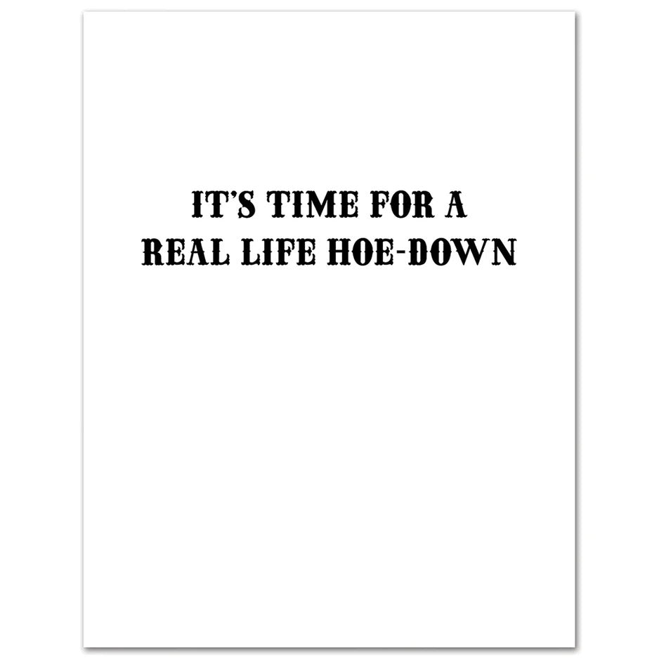 Real Life Hoe-Down Cowboy Carter Birthday Card