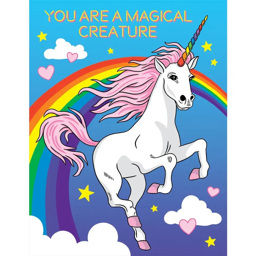 Unicorn Birthday Card