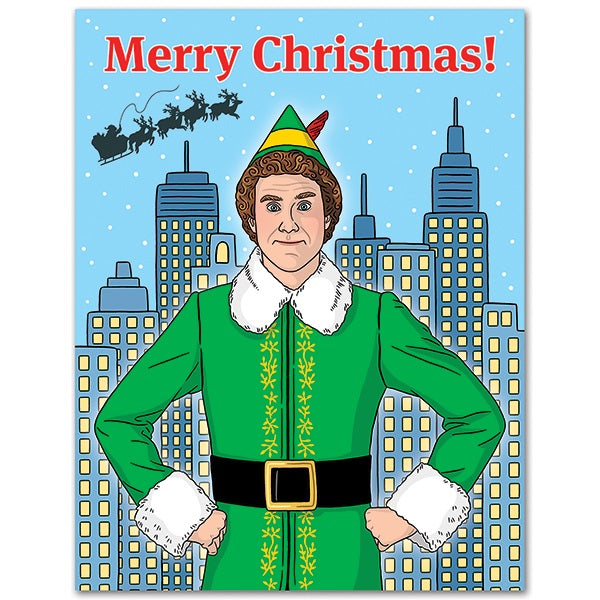 Elf Holiday Card