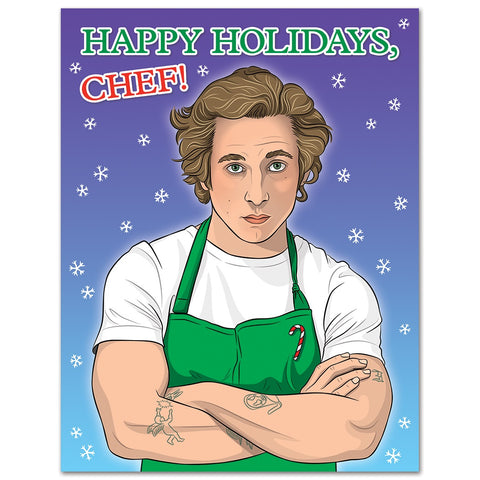 The Bear Happy Holidays Chef Card