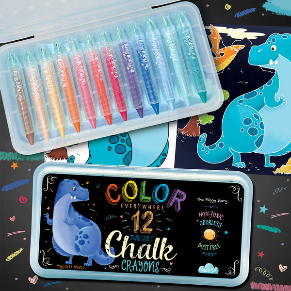 Color Everywhere Chalk Crayons / Dinosaur World