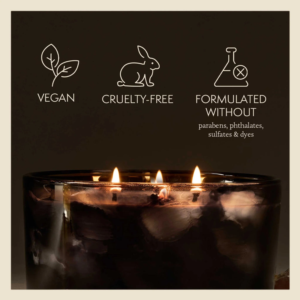 Noir Woods 3-Wick Poured Candle