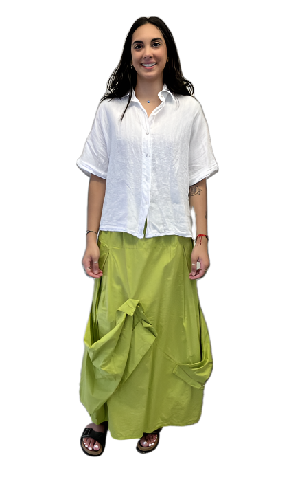 Transparente Resort Shirt White