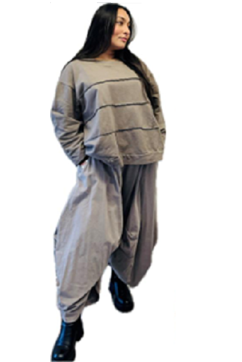 Transparente's Vintage Sweatshirt in Mocha