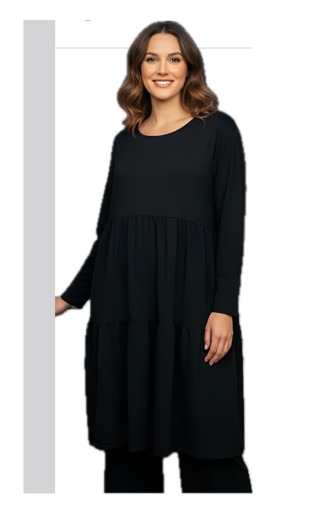 Transparente's Baby Doll Dress in Black