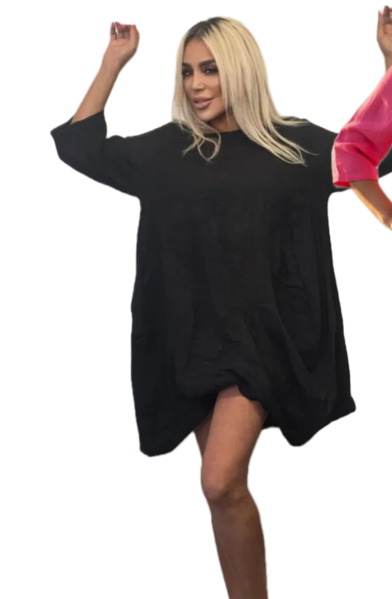 Transparente's Lisa Dress in Black