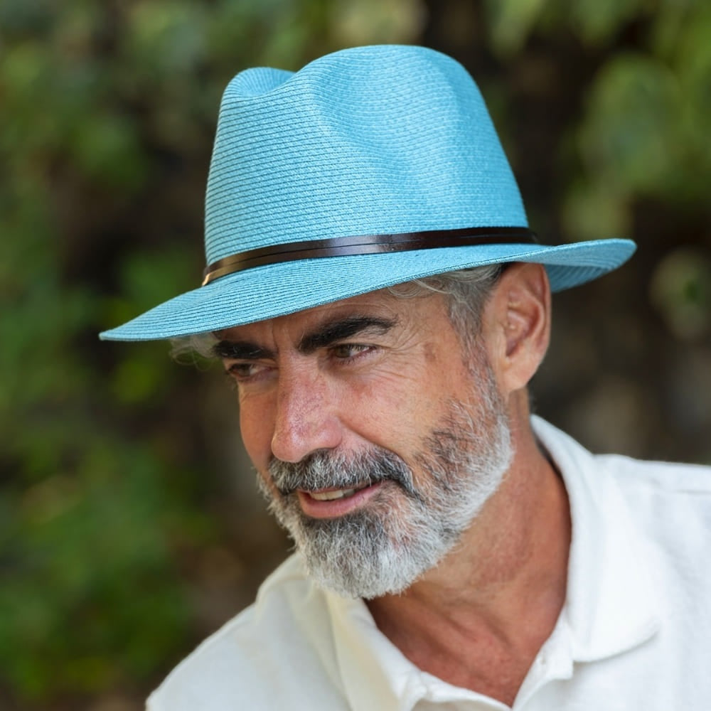 Plaited Paper Fedora / Click for Colors