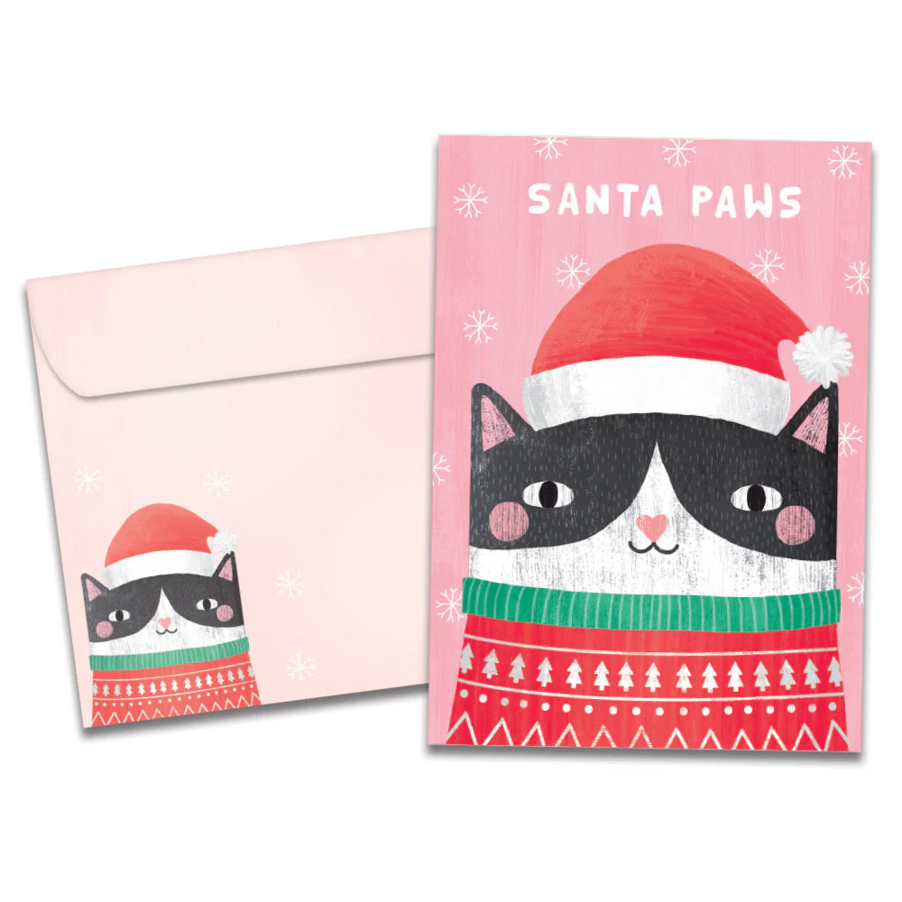 Santa Paws Holiday Card