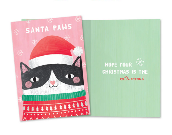 Santa Paws Holiday Card