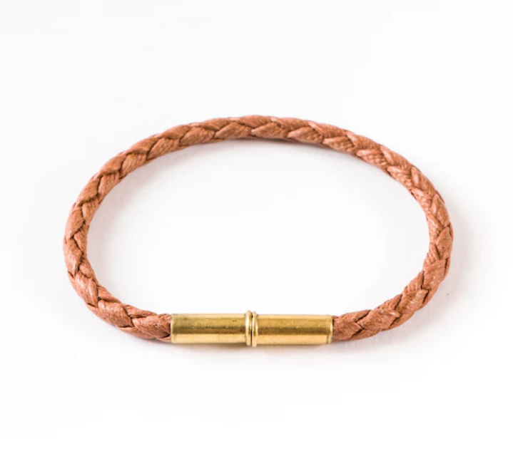 Flint Single Waxed Canvas Bracelet / Click for Colors