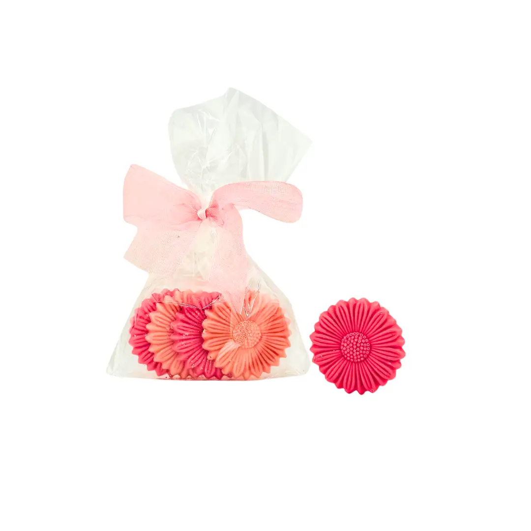 Pink Chocolate Flowers / 4 Pack
