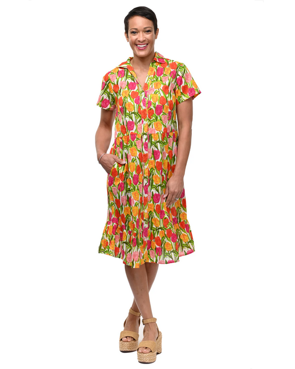 Tulip's Britney Dress in Tulips