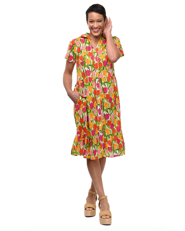 Tulip's Britney Dress in Tulips