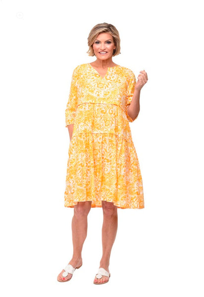 Tulip Clothing Hayley Dress in Marigold