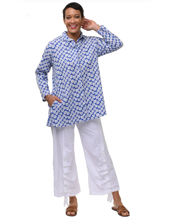 Tulip's Logan Shirt in Sand Dollar