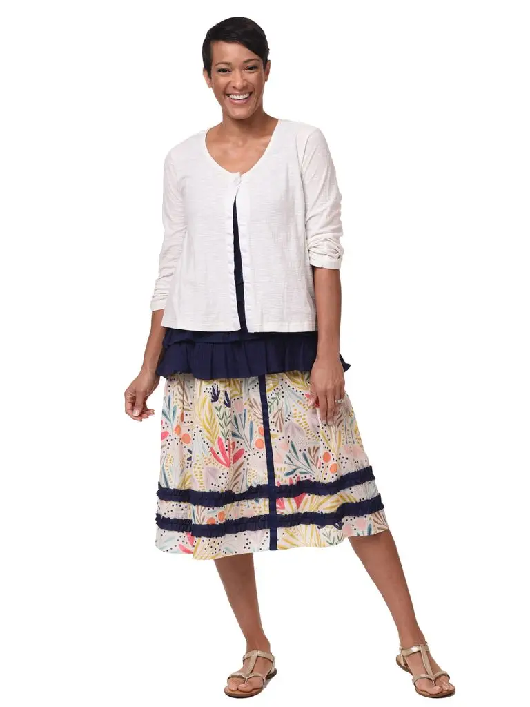 Tulip's Luca Cardigan in Ivory