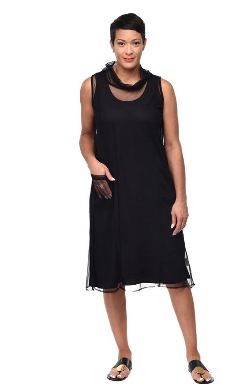 Tulip's Mazlyn Dress Black Mesh