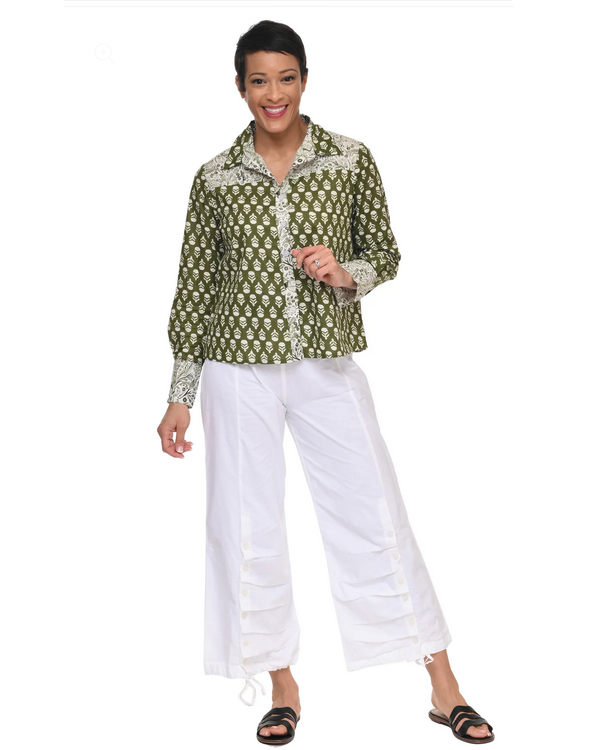 Tulip's Melody Blouse in Acorns