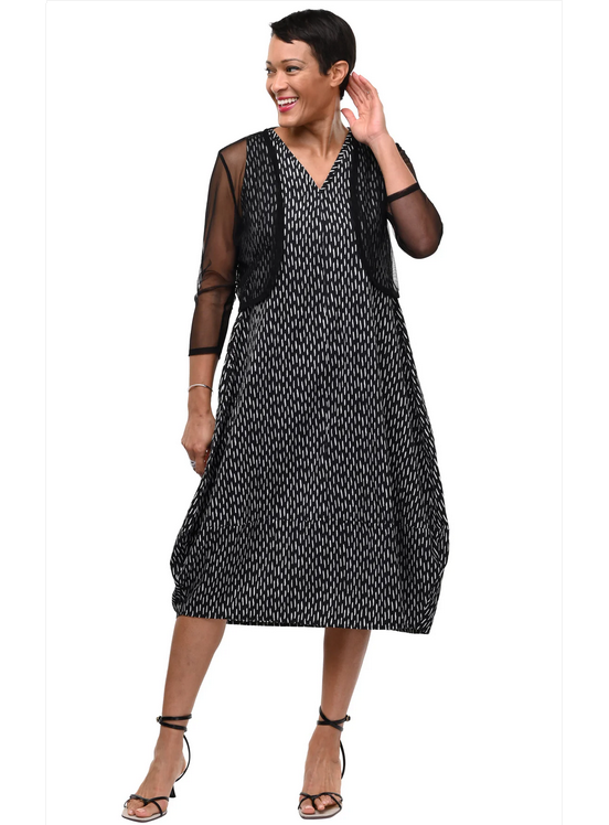 Tulip's Mesh Shrug in Black