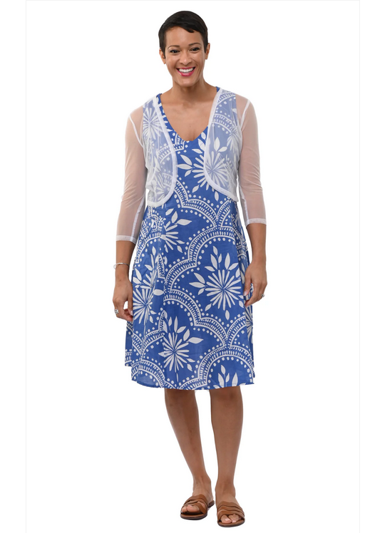 Tulip's Mesh Shrug in White