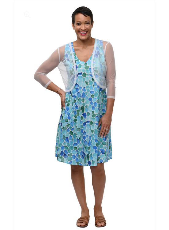 Tulip's Mesh Shrug in White