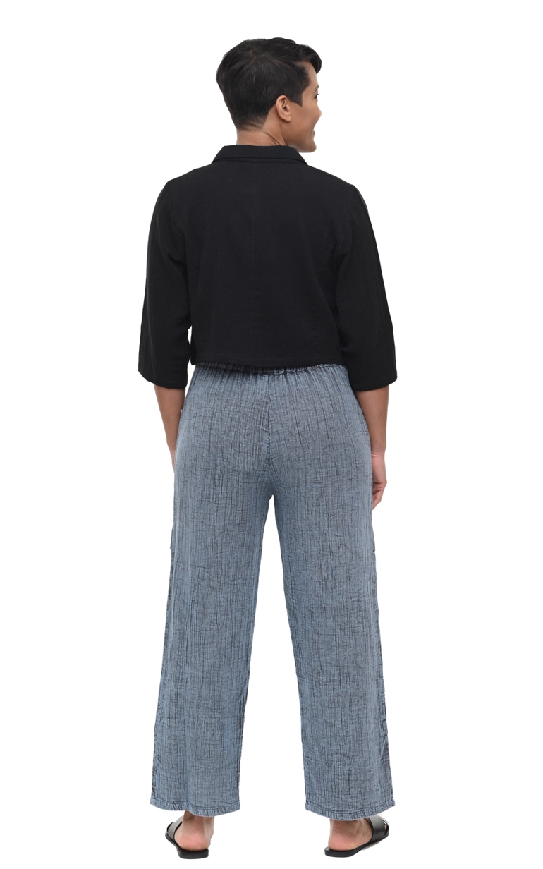 Tulip Parker Jacket Top in Black