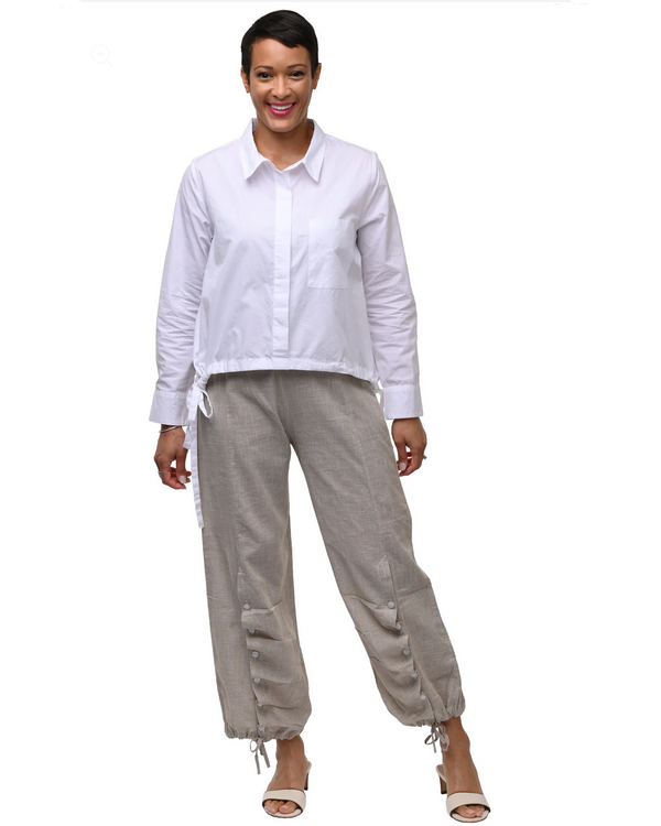 Tulip's Scooter Pant in Crockery Mini Check