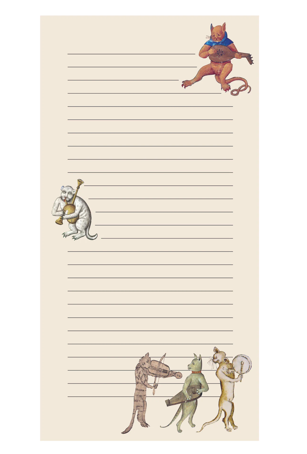 Medieval Cats Notepad