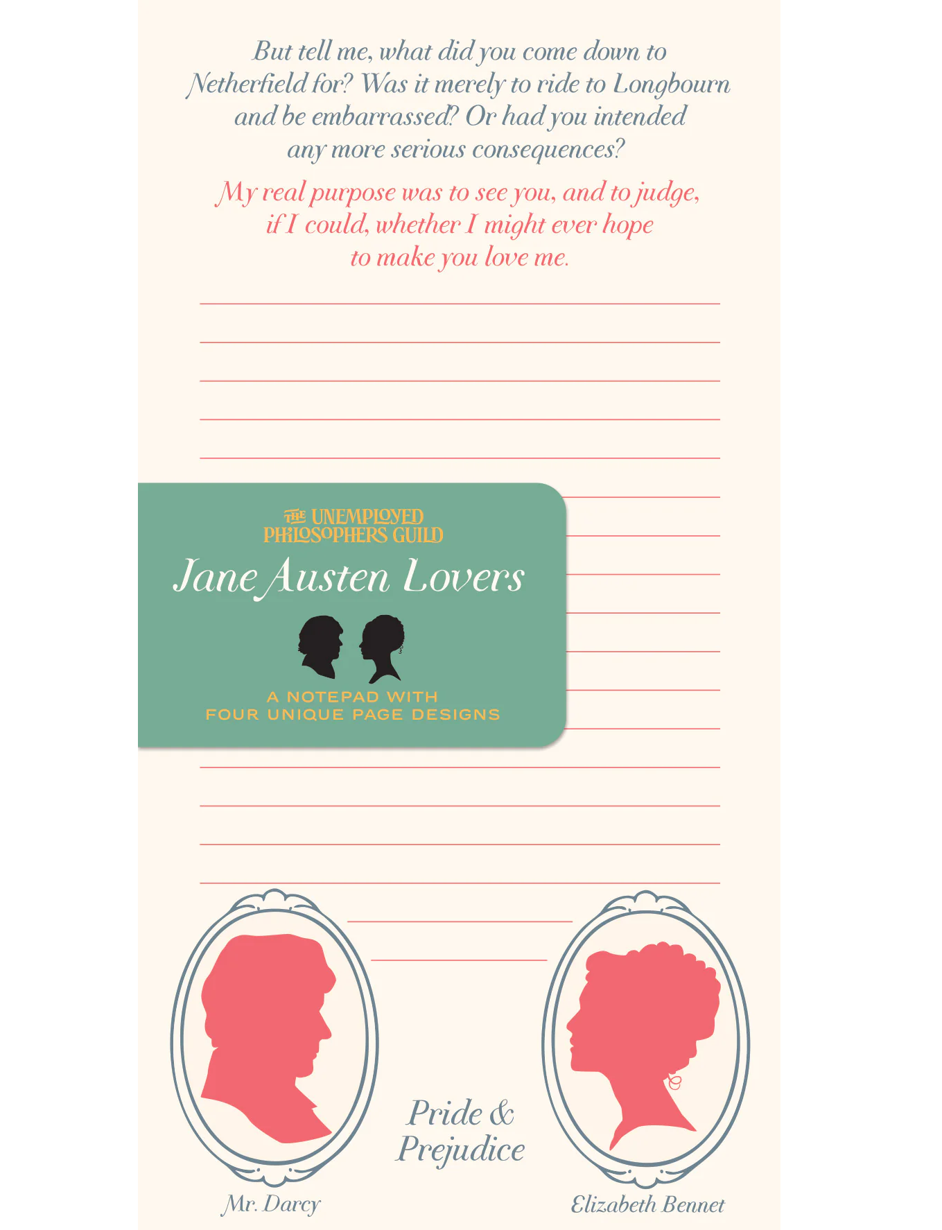 Unemployed Philosphers Guild Notepad / Click for Full Selection