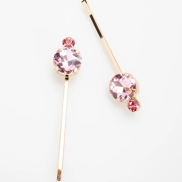 Aurora Crystal Bobby Pin Pair