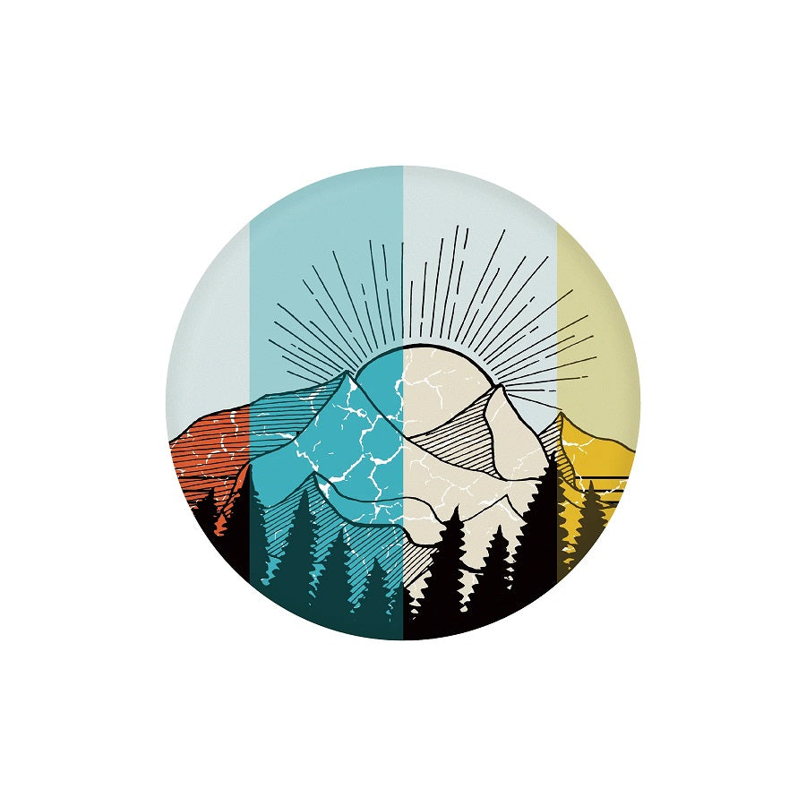 Wingman Flying Silicone Disc Mountain Scene