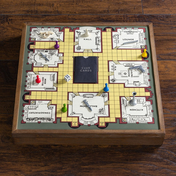 Monopoly & Clue 2-in1 Deluxe Vintage Coffee Table Edition