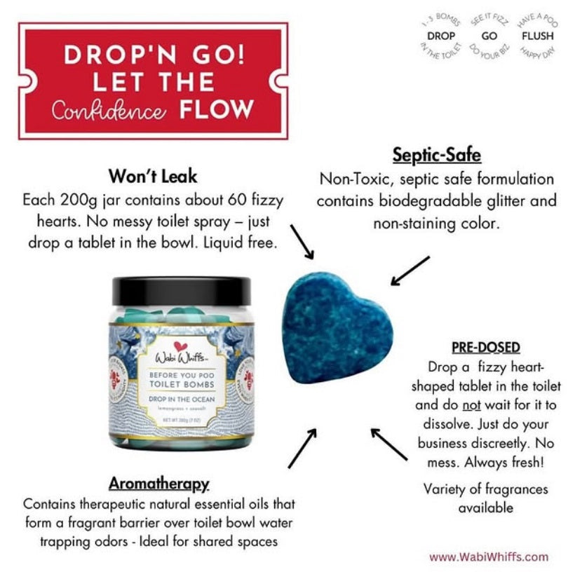 Wabi Whiffs Before You Poo Toilet Love Bombs 