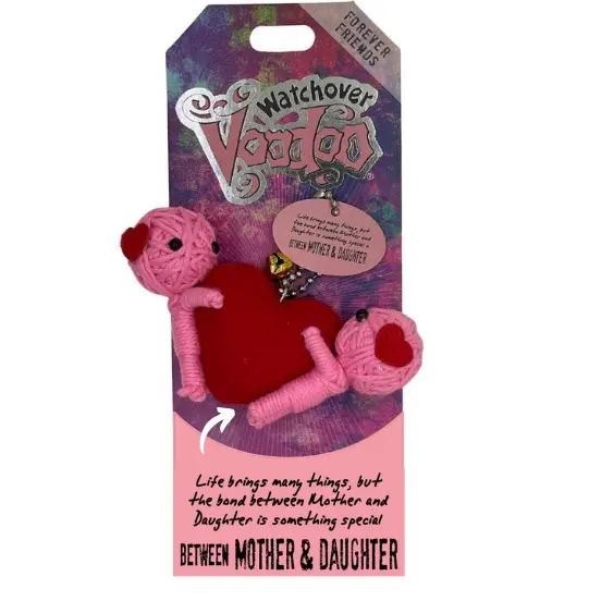 VOODOO String Doll Keychain - Collectible On Card, You Choose The Style!