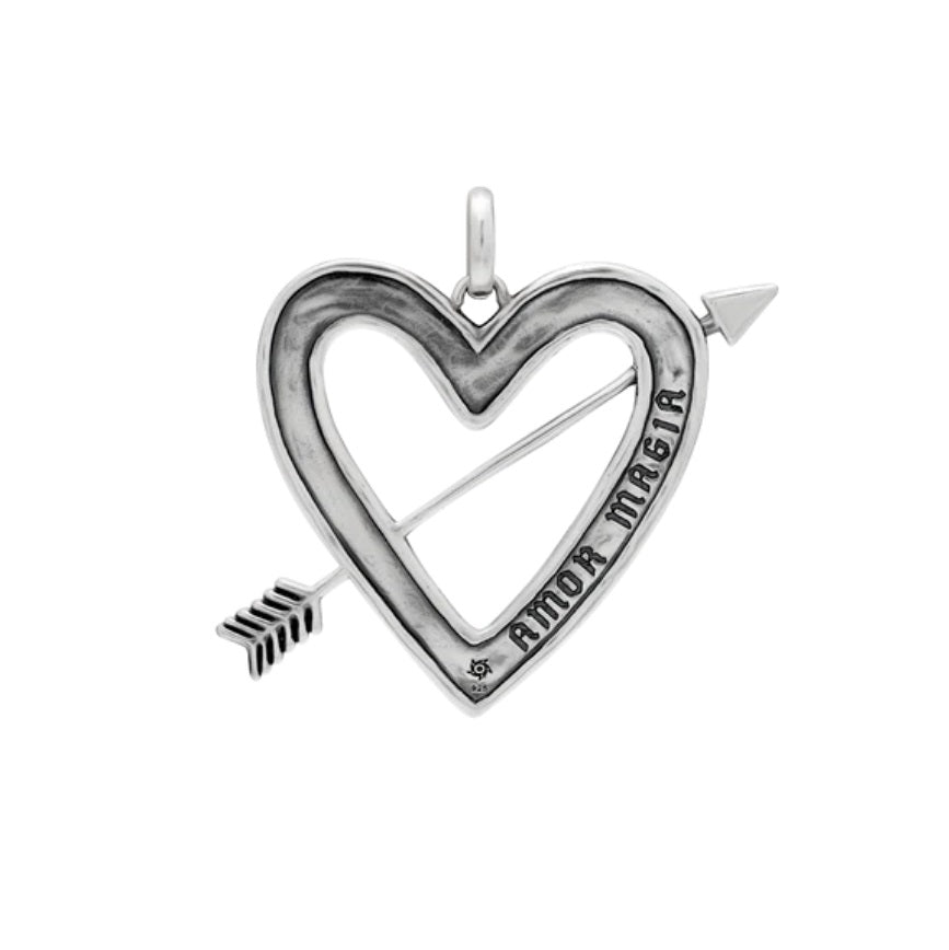 Waxing Poetic Heart of Magic Pendant