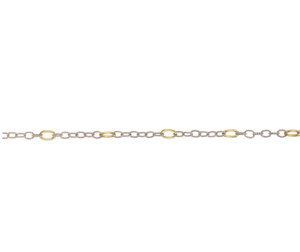 Twisted Link with Brass Rings 30" Chain