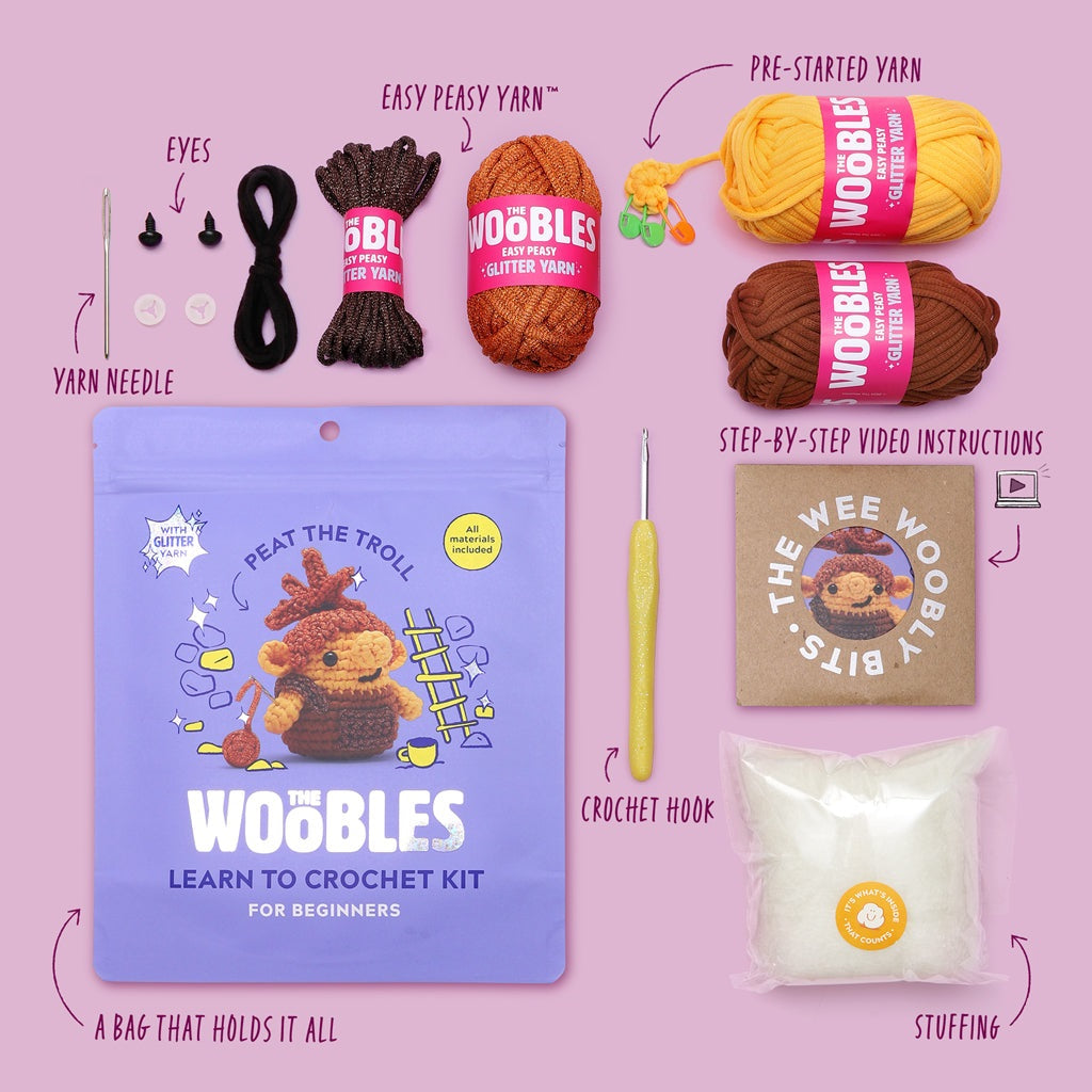Woobles Crochet Kit / Click for Full Selection
