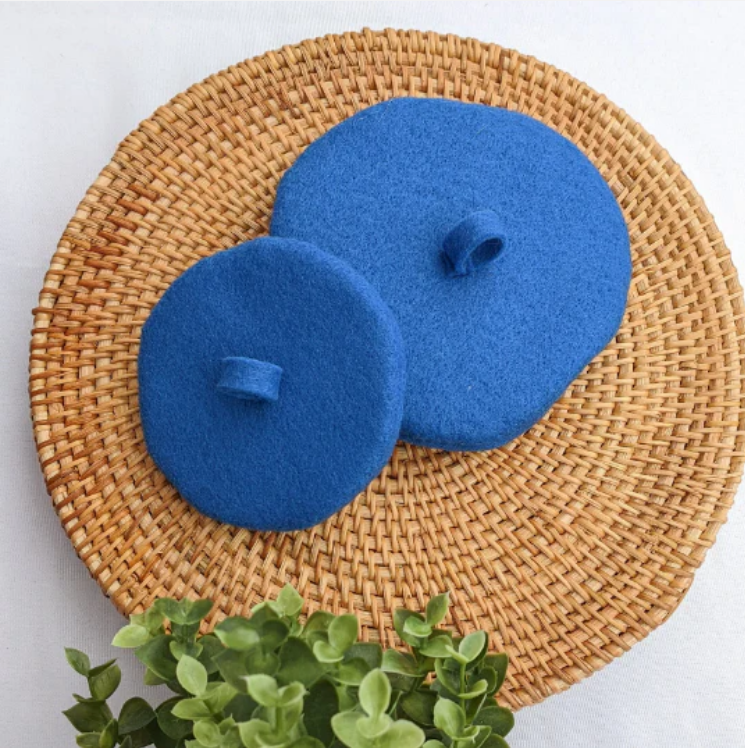 Woofcesseries' Dog Beret Blue
