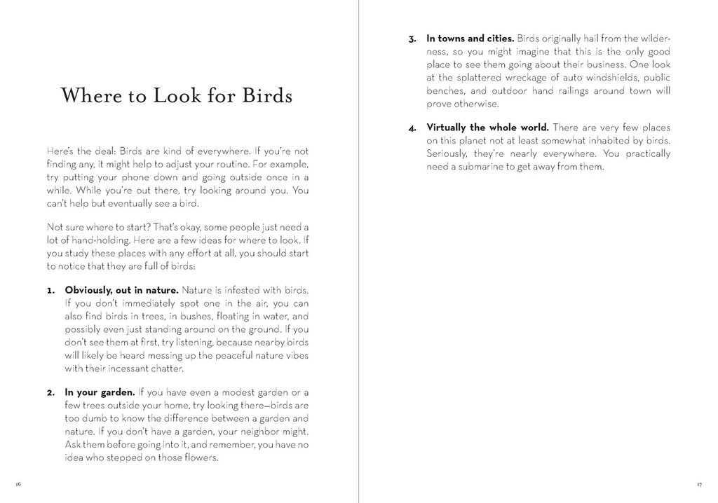 Dumb Birds Field Guide to the Worst Birds Ever