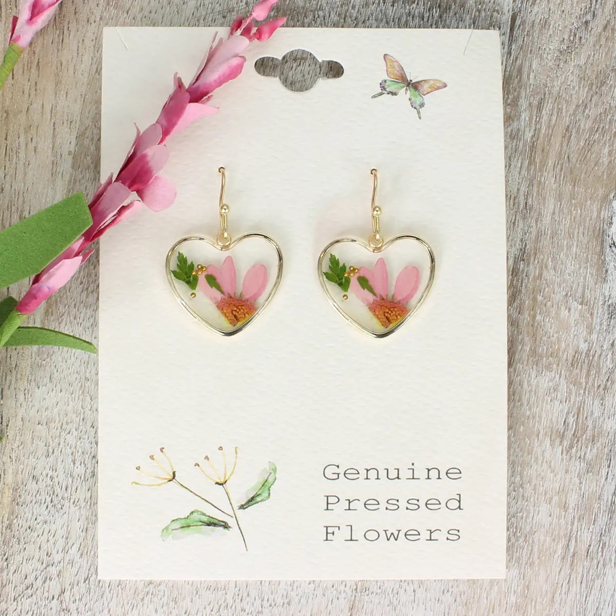 Dried Flower Earrings / Click for Styles
