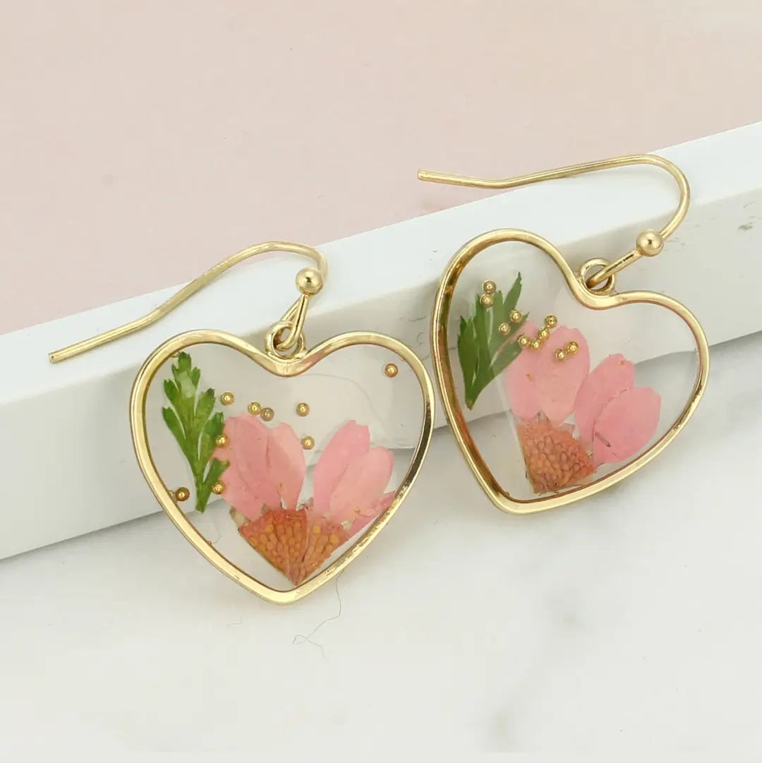Dried Flower Earrings / Click for Styles