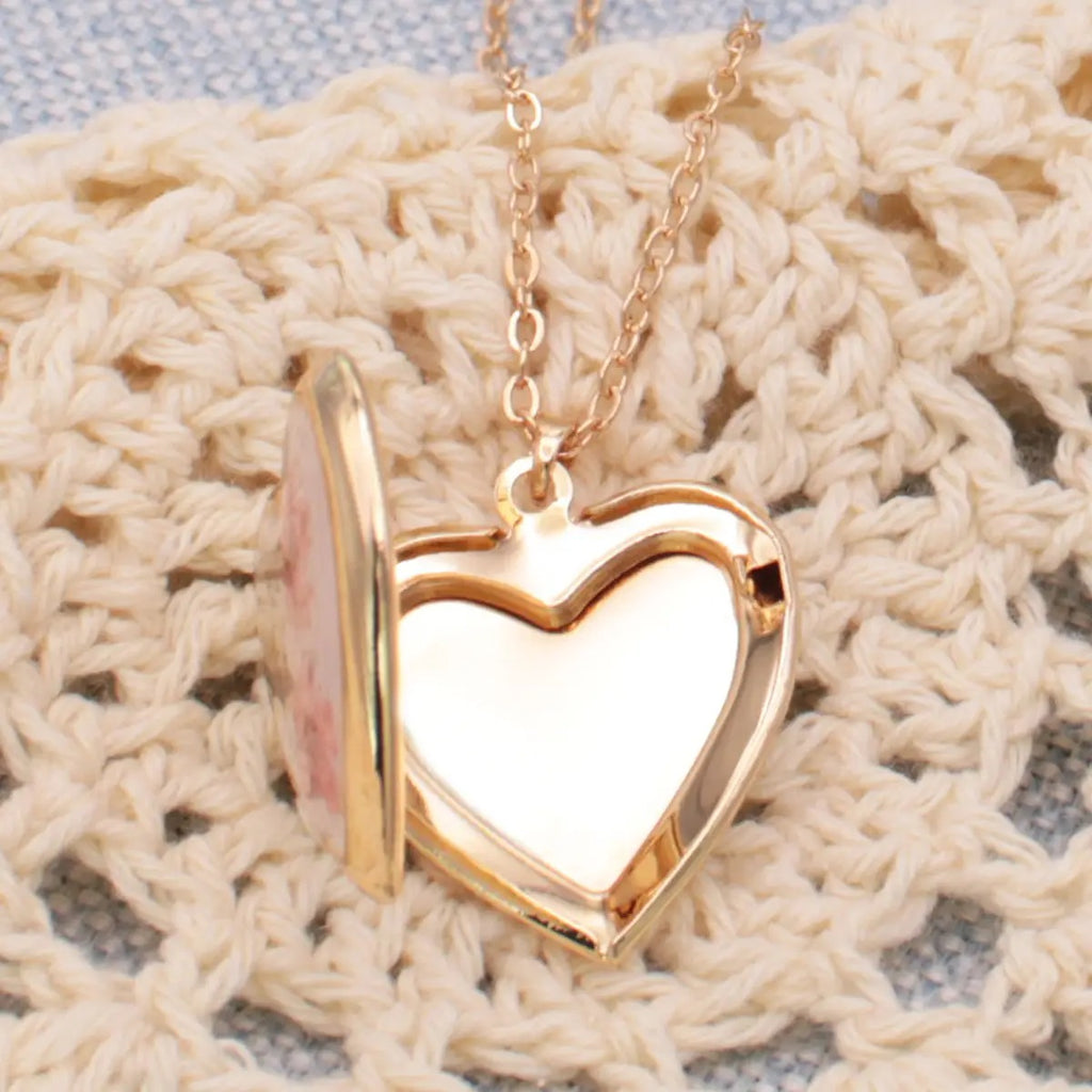 Floral Memories Pink Dried Flower Locket