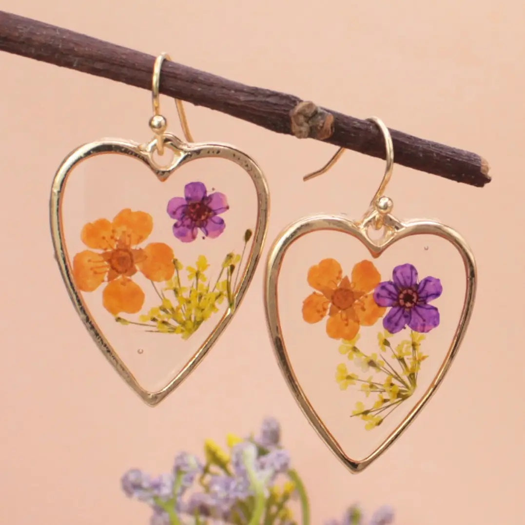 Dried Flower Earrings / Click for Styles