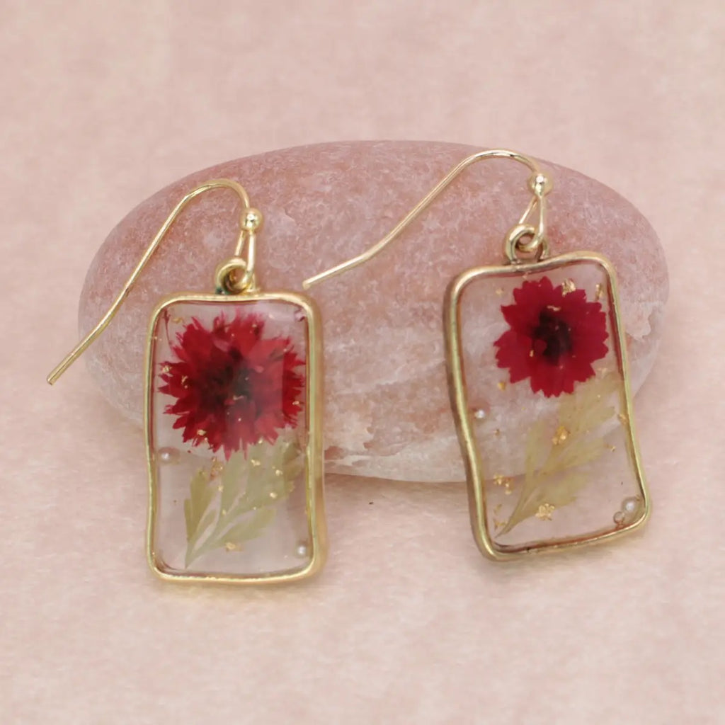 Dried Flower Earrings / Click for Styles