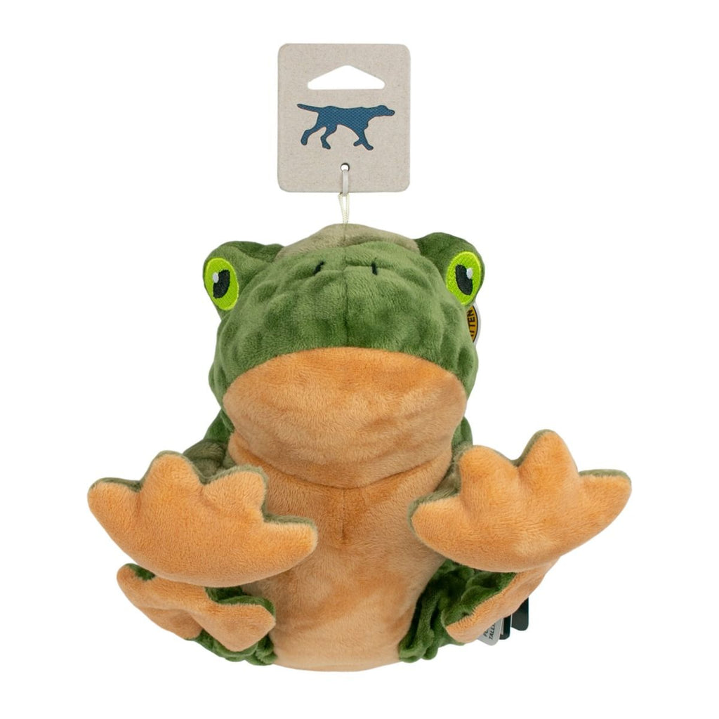 Animated Plush Frog Dog Toy